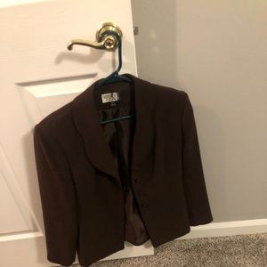 Brown blazer